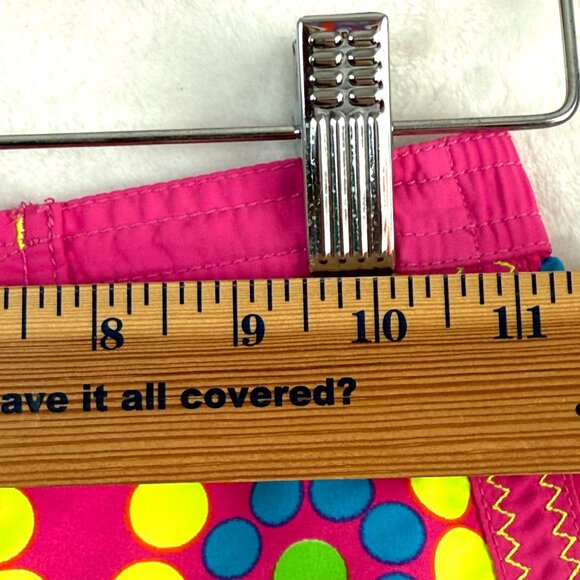 Lands End Geometric Board Shorts Swim Kids Toddler Girls 3T Hot Pink - Picture 5 of 7